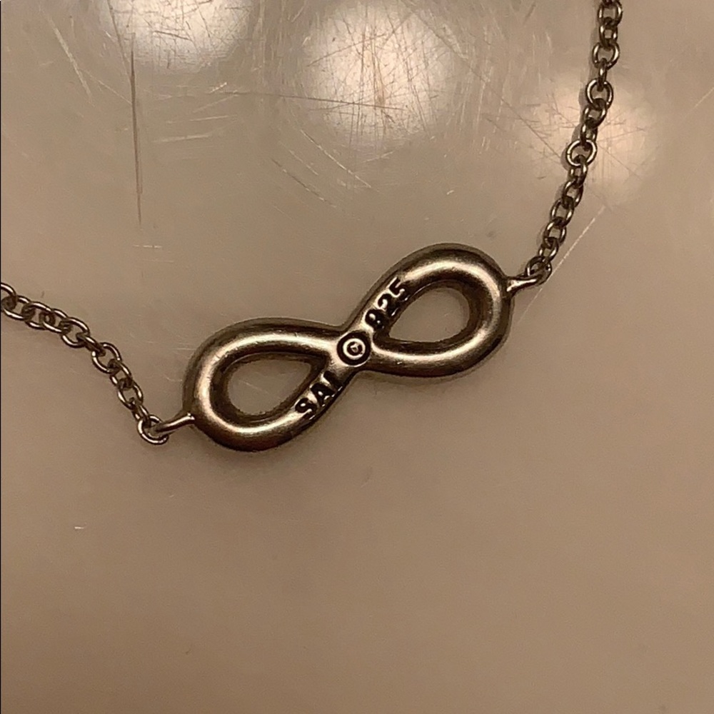 Diamond Infinity Necklace - image 4